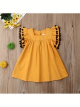 A 12126 Girl's Sleeves Dress Ůͯ�B��ȹ