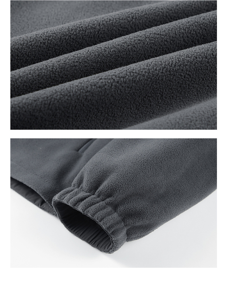 Meeste riided Kahepoolne paks soe fliisjakk_voghion.com