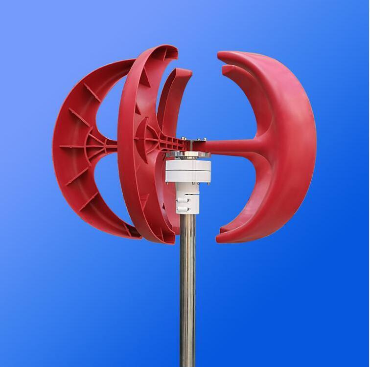 300W12/24V 赤いランタン型マイクロ風力発電機風力発電機セットメーカー|undefined