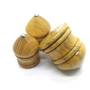 Spinning top from natural wood for gym, wooden toy, wholesale