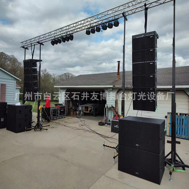 Engrosado LED PAR Luz de manivela móvil de tres patas soporte de iluminación de escenario rendimiento de la boda soporte de la lámpara de equipos de elevación 3 m