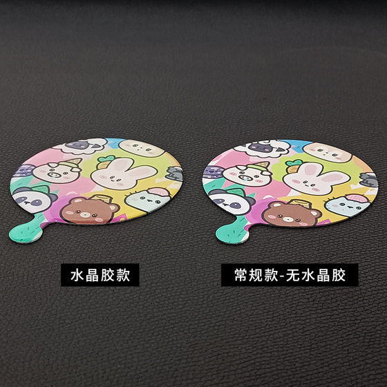 2025 new high-definition color printing stainless steel ultra-thin mirror creative fall not broken small mirror can be fixed pattern