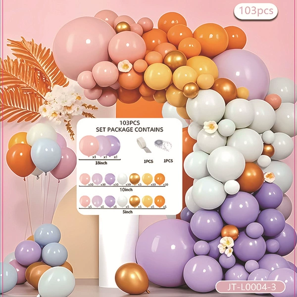 04-3 Balloon Chain Set + [Glue Dispensing and Ribbon]
