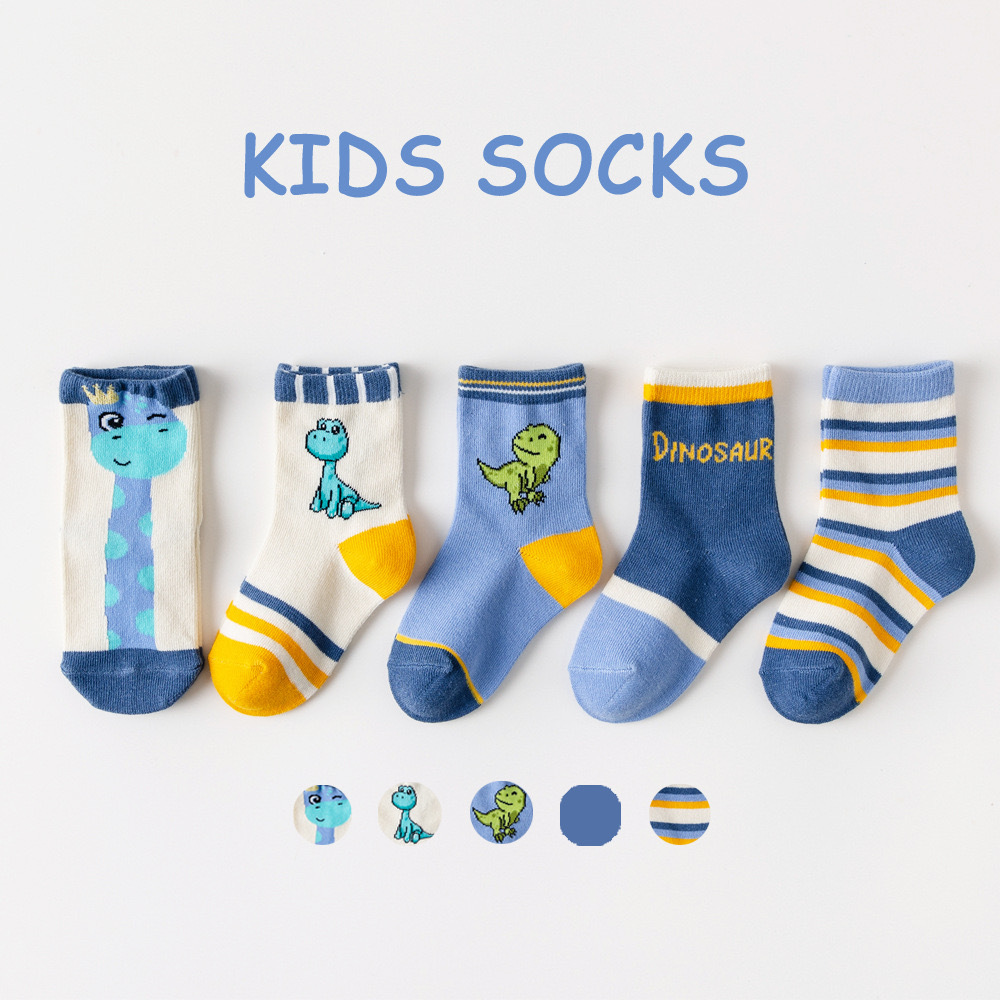 Zhuji calcetines para niños primavera y otoño invierno calcetines de algodón sólido para niños y niñas calcetines para bebés recién nacidos al por mayor