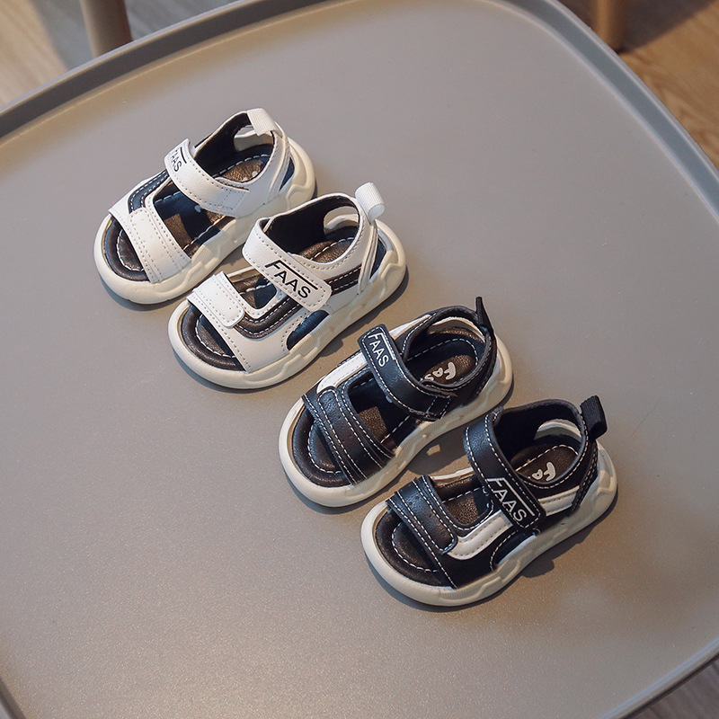 2026 Summer Kidsren's Soft-Soled Toddler Shoes Open-Toe Sandals for Boys and Girls Baby Outdoor Beach Shoes Non-Slip Shoes