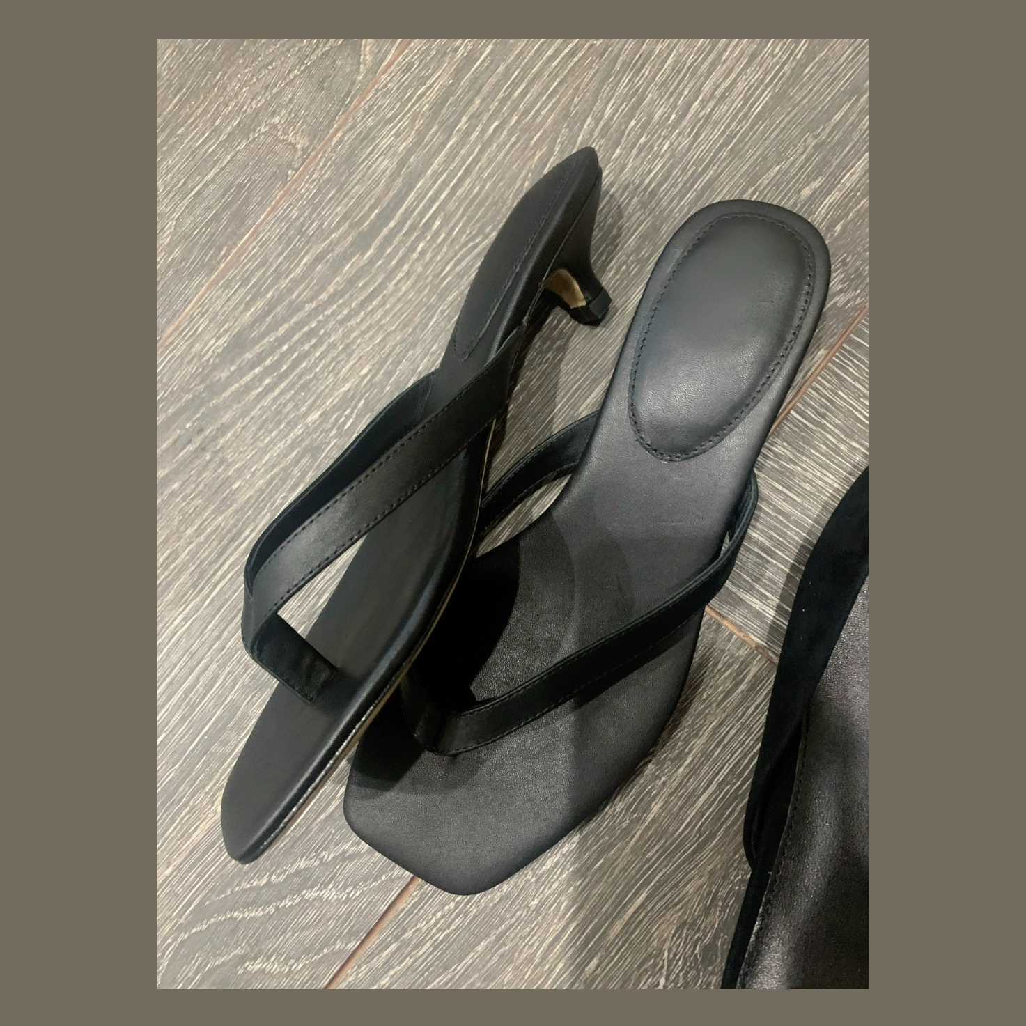 Версия из овчины ~ простые нишевые шлепанцы, шлепанцы из натуральной кожи для женщин, полутапочки на каблуке-котенке, сандалии на среднем каблуке, сандалии