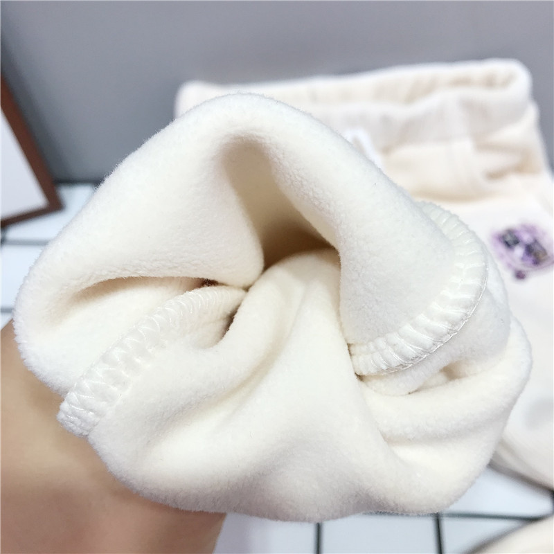 겨울 여자 미니 벨벳 기모 패딩 레그 스포츠 바지 TKTM234T54B 의 한국 버전 아동복 세대