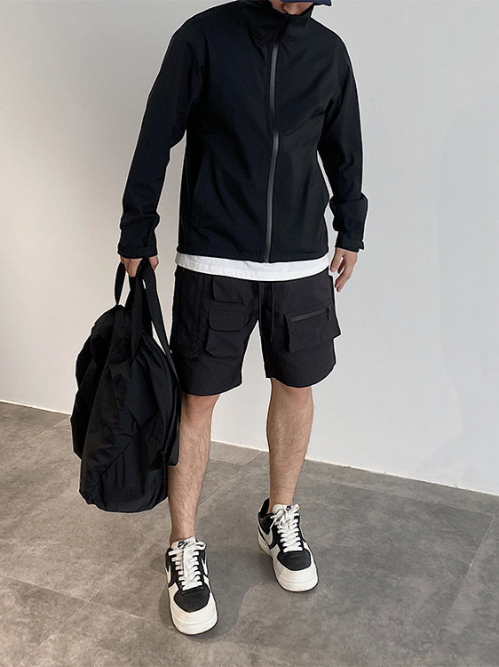 American Style Outdoor Functional Multi-Pocket Charge Casual Shorts Men's Summer New Three-Dimensional Lightweight All-Match Crane Pants