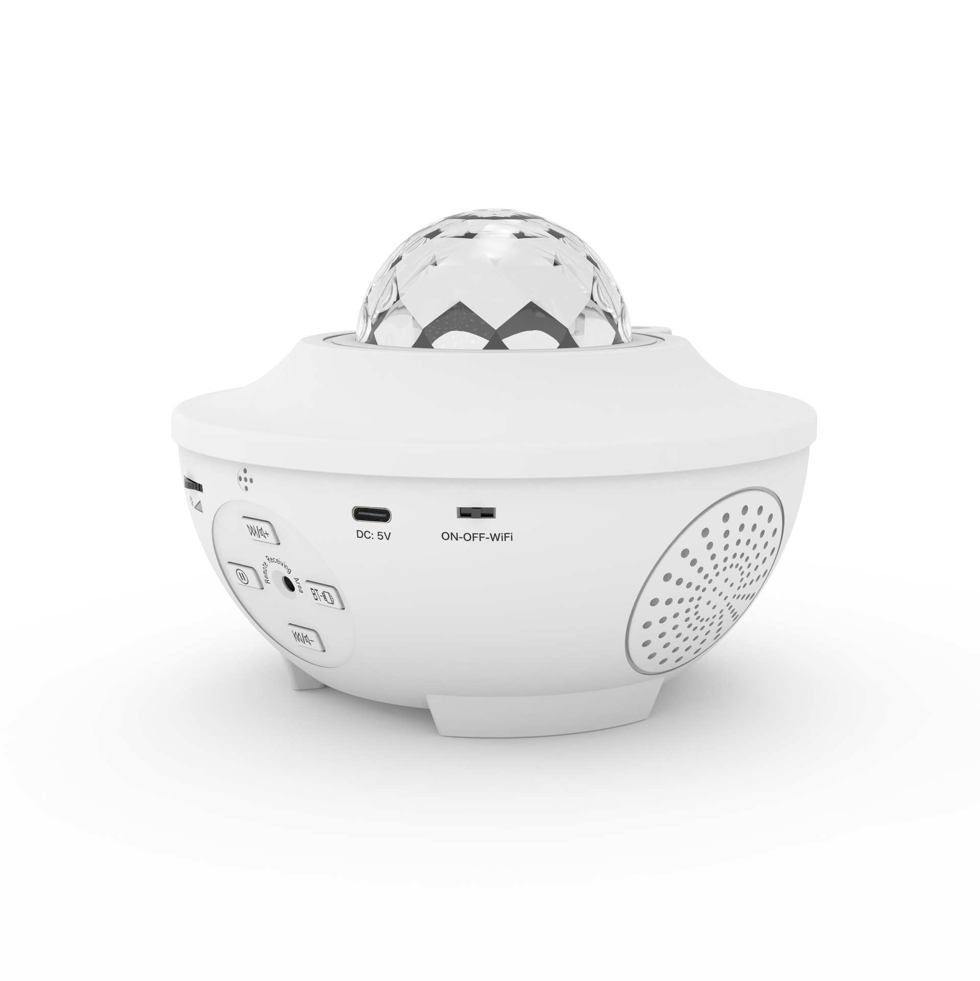 厂家加工定制新全彩音乐星空投影灯免费加印LOGO小夜灯双喇叭音箱