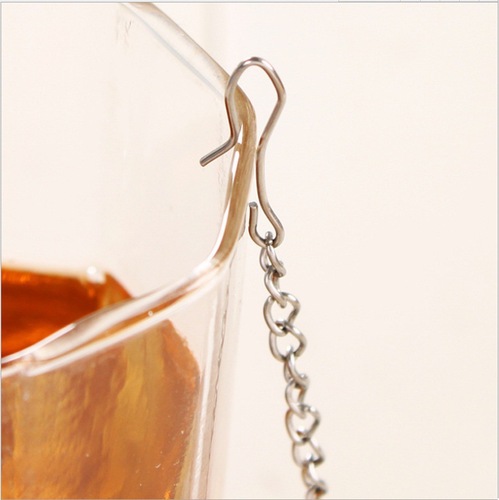 Home Stainless Steel Tea Ball Tea Filter Wall Mountable Tea Leaf Filter Creative Tea Pourer Hot Pot Seasoning Ball Filter