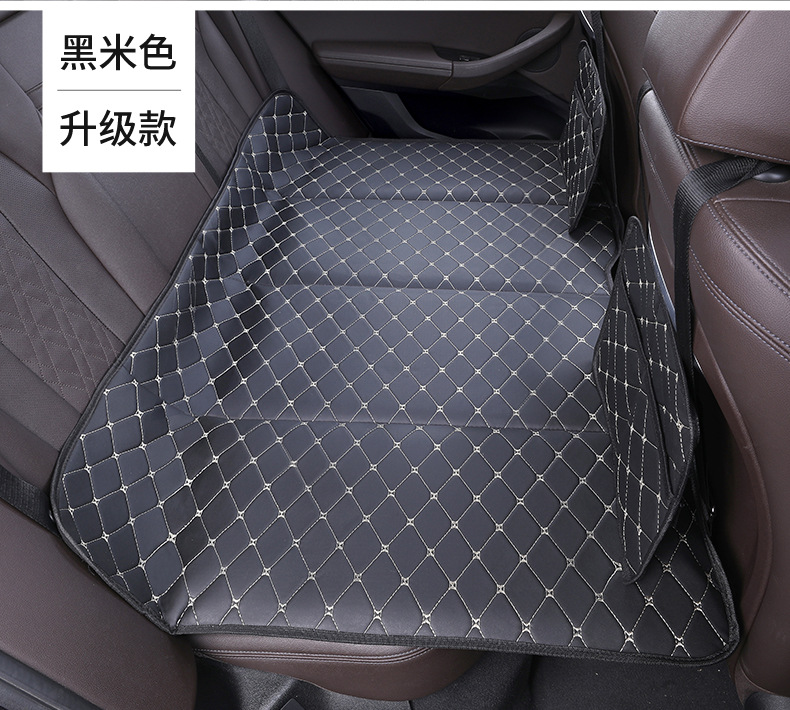 Car Backseat Hanging Folding Sleeping Pad, Rear Seat Sleeping Gadget, Car Bed, Non-Inflatable Folding Mattress for Car Use