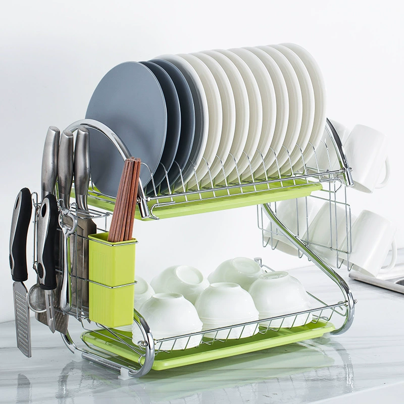 Storage rack Multi-layer household drain rack dish rack kitchen floor-standing cabinet rack storage rack