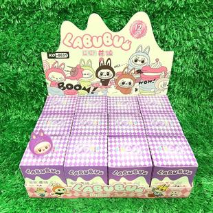 Cross-Border Cartoon La Bubu Big Head Blind Box Doll Small Cute Desktop Ornaments Trendy Blind Box Toys Wholesale