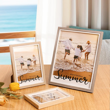 实木相框6寸组合照片墙7寸8寸A4高级感装饰画框空框挂墙批发手工