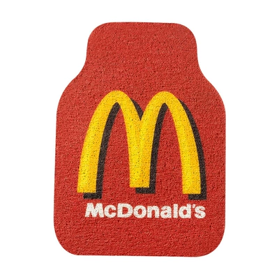 Universal Foot Pad: Mats, Car Foot Mats, Driver's - m-wire-ring-foot-pad-front-1-red