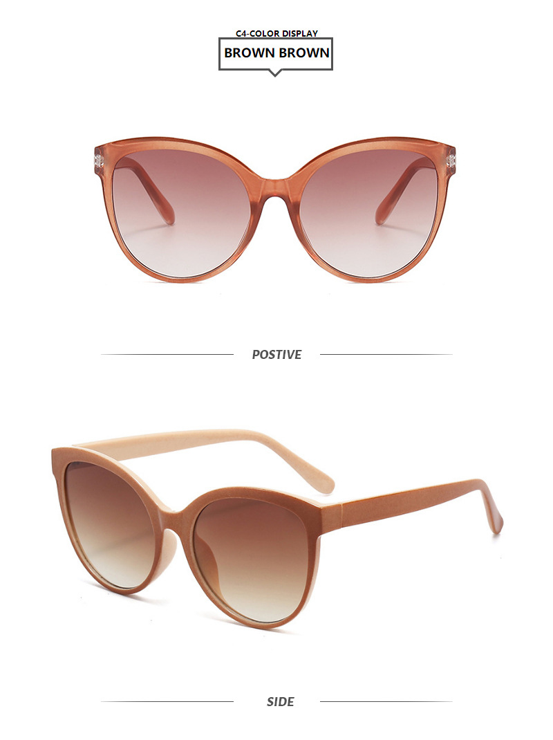 50g Weight Full Frame Glasses Structure Sunglasses Classification PC, UV400 Protection Lens Material Cat Eye Glasses Style Travel, Daily Occasion Color Block Pattern All Seasons Season Unisex Gender Casual Style Pink, Green Color Casual Color Block PC UV400 Protection Cat Eye Full Frame Women's Sunglasses 9