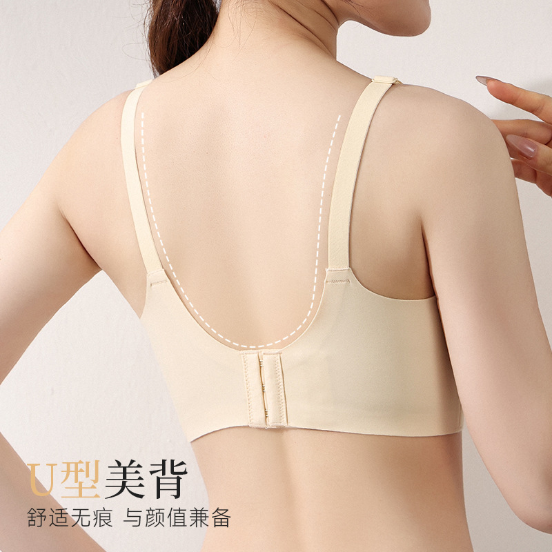 新款10A抑菌无痕聚拢提拉孕产期蕾丝哺乳内衣上开扣产后喂奶文胸|undefined