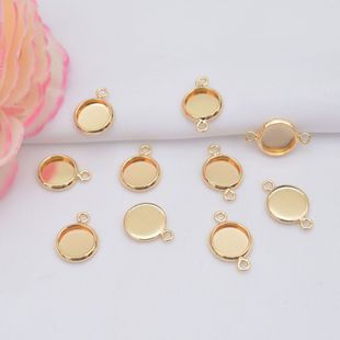 ��ɫ14k�����A�ο���8mm10mm�ȏ��p�ε�����diy�ֹ���쉋���