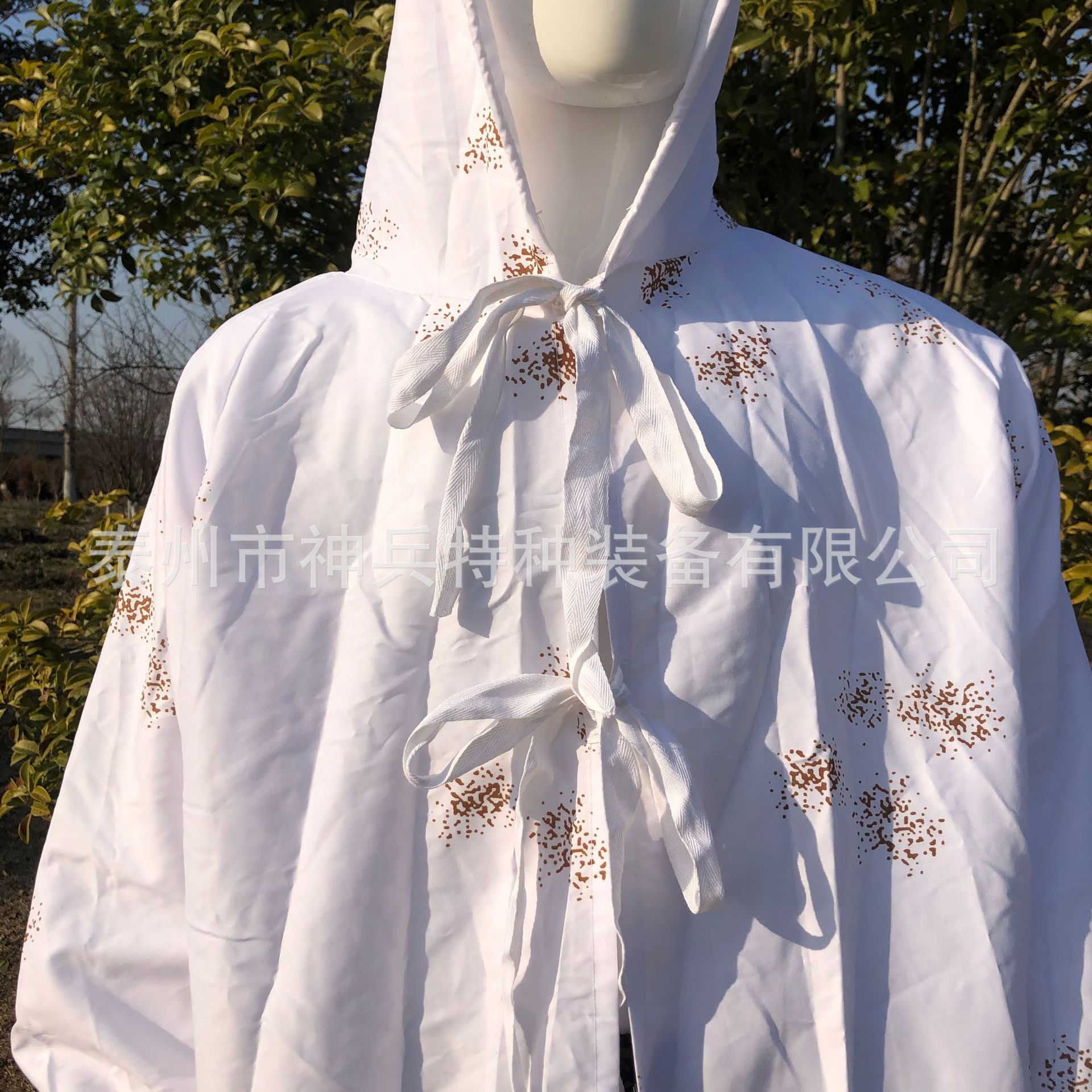 White trench coat for children and adults 2