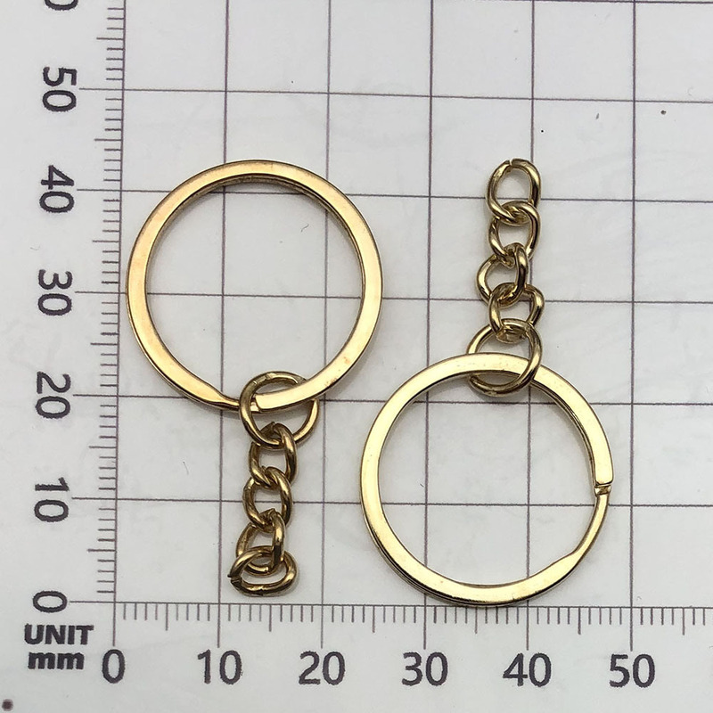 新品白k古青金色プラスチェーンキーホルダーペンダントdiyブレスレットネックレスアクセサリーアクセサリー1個|undefined