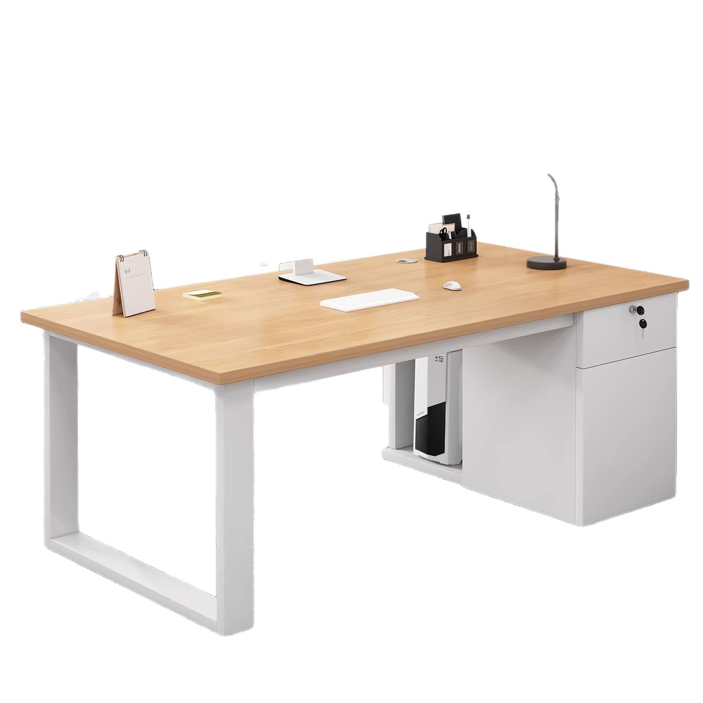 Mesa de oficina simple mesa y silla de oficina moderna combinación de mesa de personal simple y doble mesa de trabajo mesa de computadora doméstica
