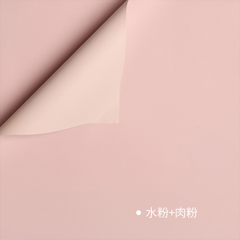 Fábrica de fiestas de flores de venta transfronteriza en caliente de papel de embalaje de flores de doble color, material de embalaje de flores, papel de embalaje de regalos