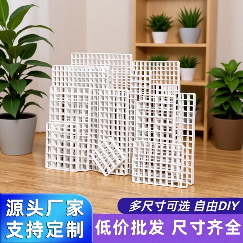 rejilla de alambre de púas balcón ventana de sellado de rejilla de exhibición de rejilla de hierro forjado anti-gatos estante de crianza de gallinas de gallinas