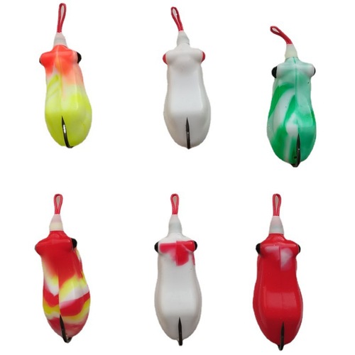 New Crazy Fox No. 5 single hook poison toad BKK16.5 gram Luya fake bait long-range black fish shooting black thunder strong hand modified thunder frog