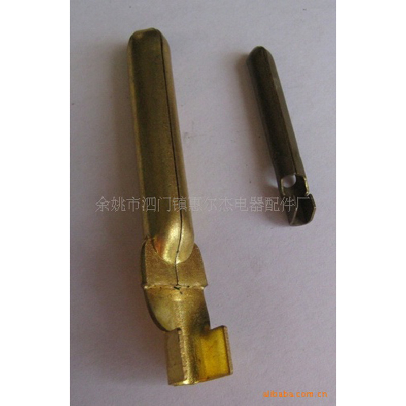 五金电器配件  铜插头 批发五金配件插片 锰钢非标五金冲压件加工
