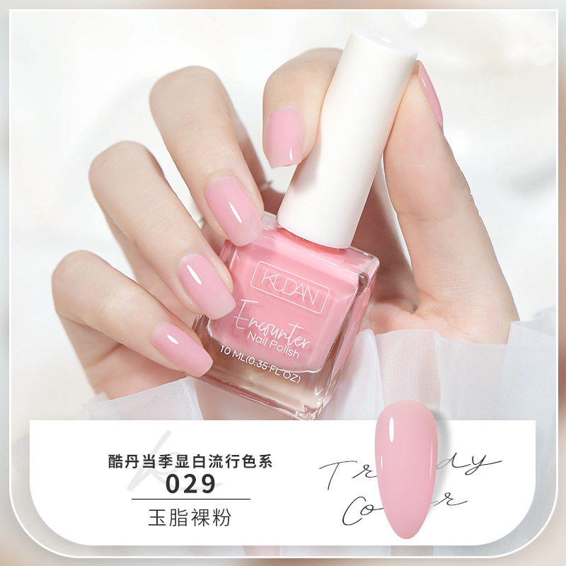 Cooldan esmalte de uñas de color sin hornear esmalte de uñas de larga duración de secado rápido para niños y mujeres embarazadas a base de agua desgarrable esmalte de uñas de verano