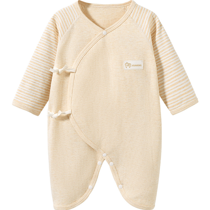 Ropa de bebés recién nacidos primavera y otoño 0 algodón puro marzo delgado ropa de mariposa para niños pequeños ropa de otoño bata bata