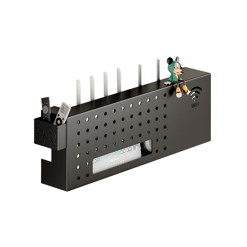 Caja de decodificador, estante de almacenamiento en la pared, caja de almacenamiento en la pared, TV inalámbrica wifi, estante de colocación de gatos