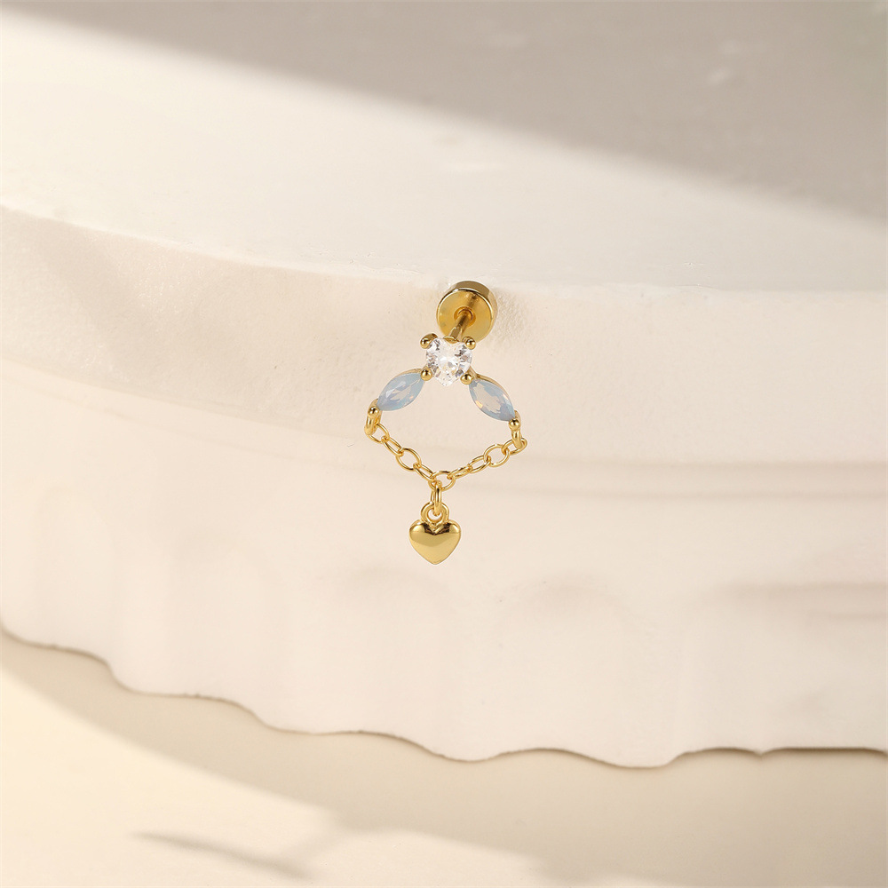 1g Weight Ear Studs Classification Ear Cartilage Rings & Studs Piercing Type 1 Piece Quantity Daily Occasion 925 Sterling Silver Material Geometric Pattern All Seasons Season Unisex Gender Elegant Style 1 Piece Ear Cartilage Rings & Studs Elegant Geometric 925 Sterling Silver Ear Cartilage Rings & Studs 18