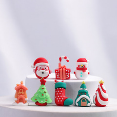 新商品スポットpvcソフトゴムクリスマスシリーズの筆帽中性ペン装飾帽サンタクロースかわいいアニメ
