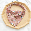 三态 Scarf, thin bag, hair accessory, 2021 years, floral print, on elastic band, European style