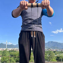 ♔形意拳千斤把实木榉木腕力器力量训练器负重卷绳全身训练上肢力