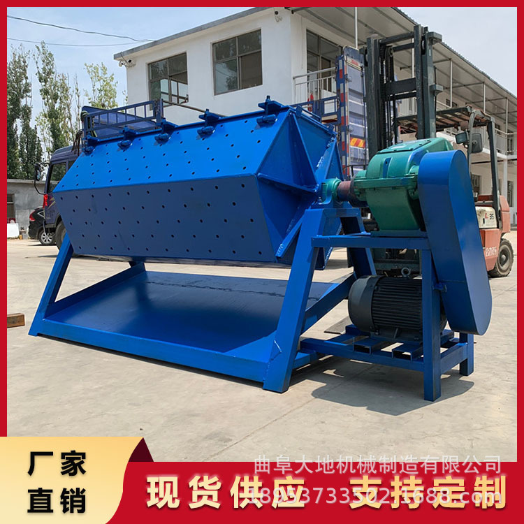 旧零件翻新六角滚筒抛光机 钢件去油锈干磨机 火烧铁大型抛光机