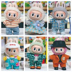 服のみ】17cm布の子供服のお玉のペンダントの人形服