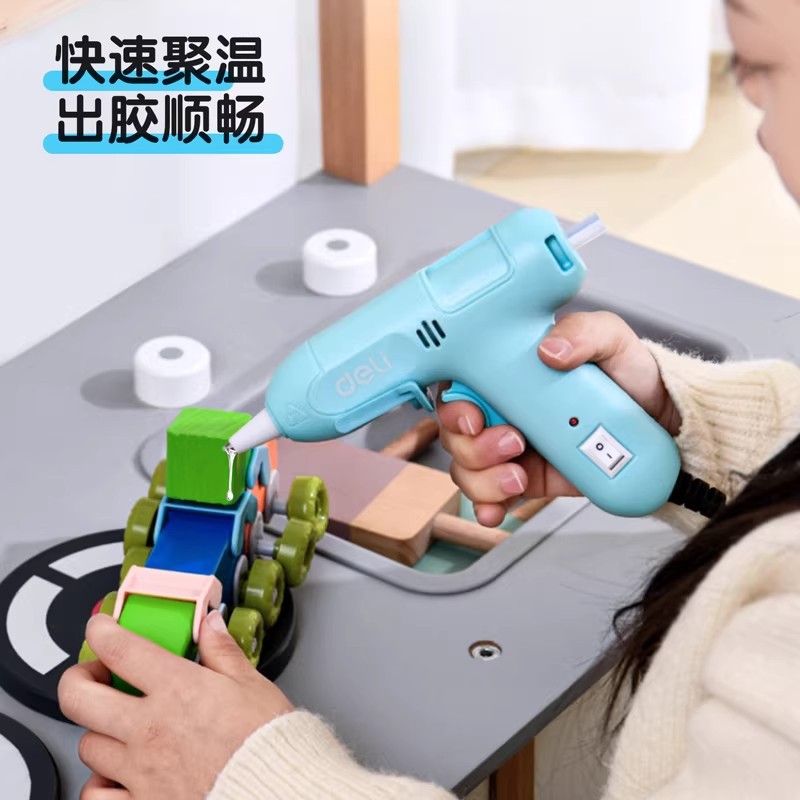 Delight Tool Hot Melt Glue Gun Kindergarten Small Glue Gun Children Handmade Home High Adhesive Stro