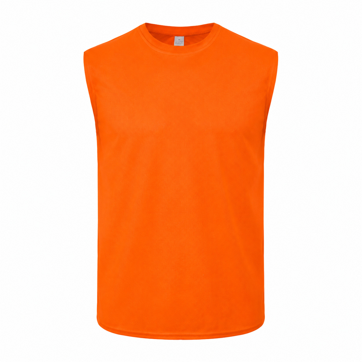 Fitness chaleco de malla entrenamiento europeo y americano de tamaño grande transpirable rápido seco camiseta de cuello redondo chaleco europeo y americano para hombres