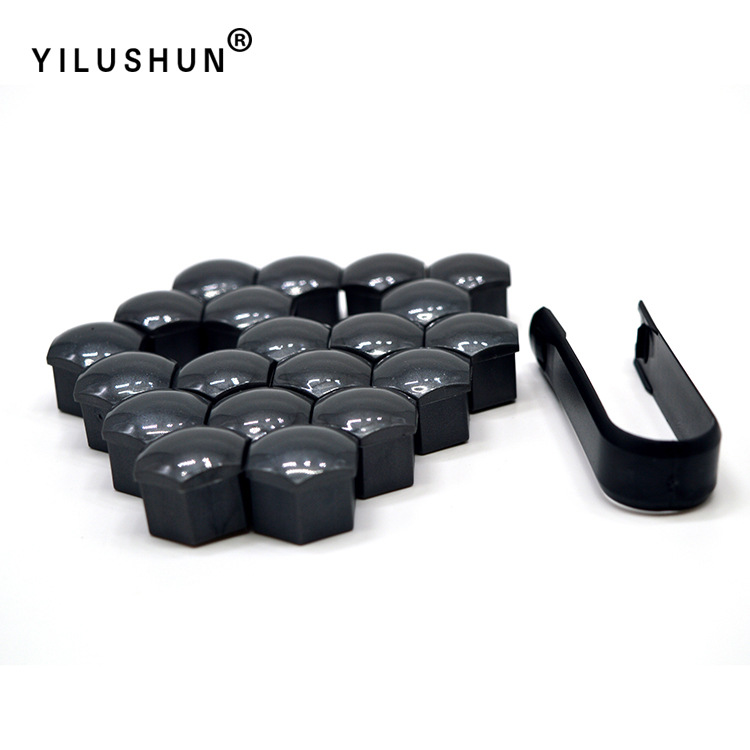 17mm 19mm 21mm universal del neumático de coche tapón rosca cubo decorativo plástico tuerca cubierta protectora