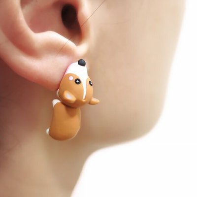 1 Pair Cute Dinosaur Metal Women's Ear Studs display picture 4