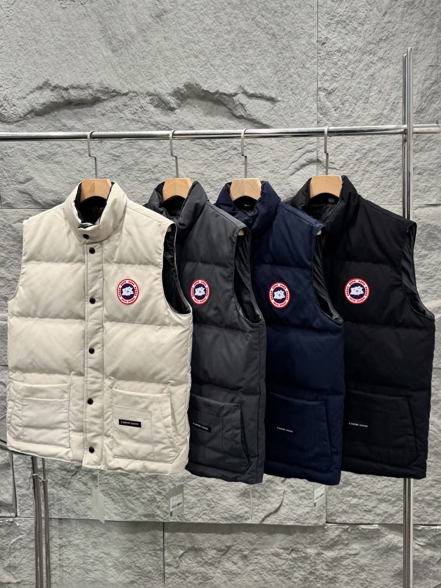 Lightweight down vest, women's jacket, vest, fleece-lined, thickened, warm sleeveless top, stand collar vest, workwear
