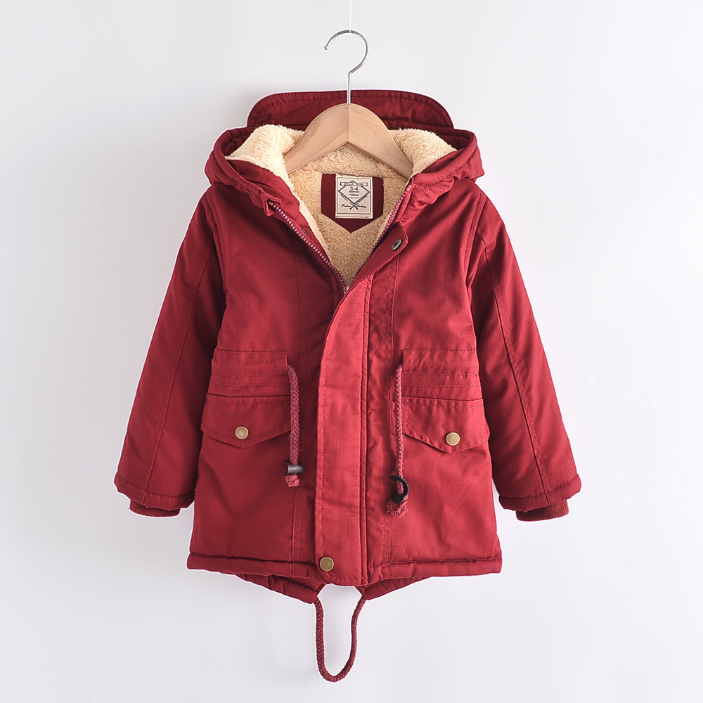 Classic Style Solid Color Cotton Boys Outerwear display picture 1