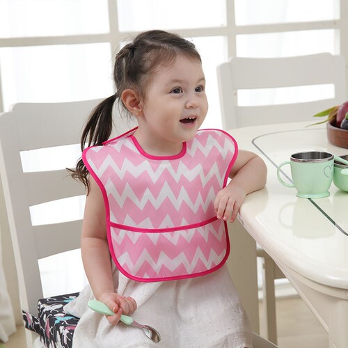 Baby bib saliva napkin male baby waterproof spit-up bib spring and autumn newborn female bib u-shaped rice pocket
