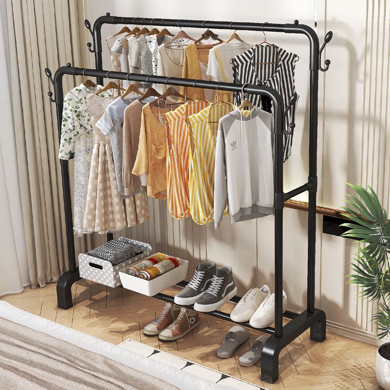 Yougouduo - Perchero de arco doble de plástico para secado de ropa, diseño de arco simple, para supermercados y almacenes.