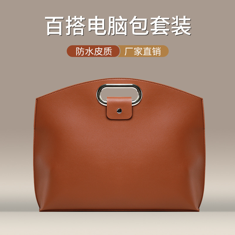 Laptop Handbag Macbookpro 13.3inch Xiaomi Huawei 14inch Large Capacity Laptop Bag