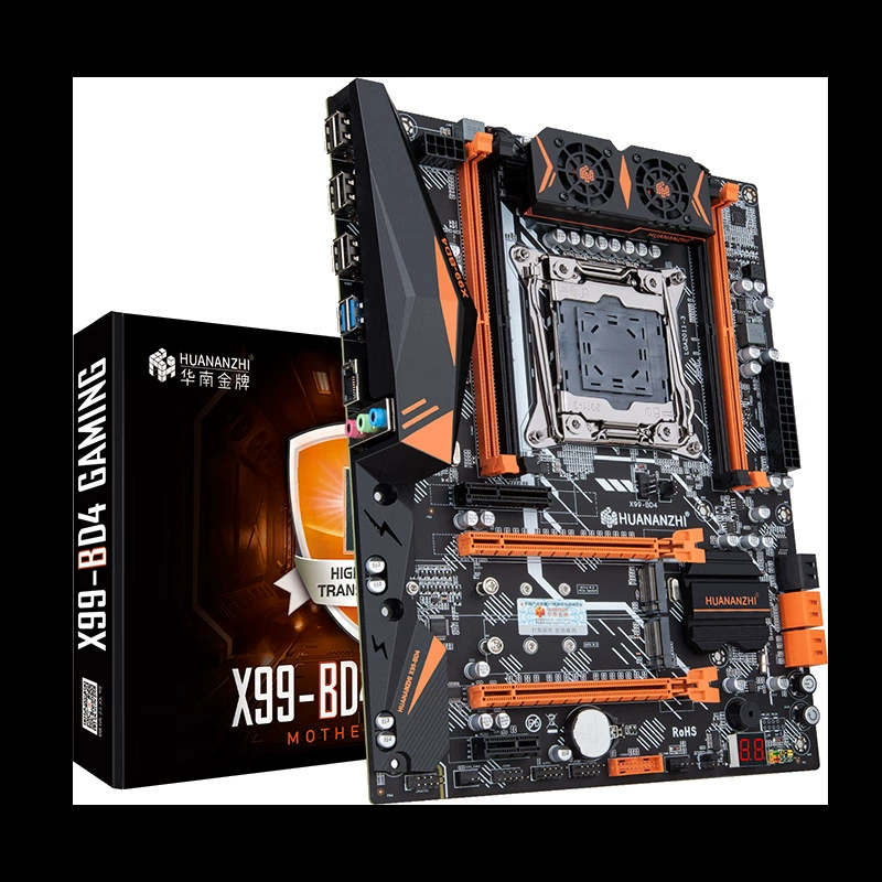 Китайская золотая пластина X99-BD3/BD4 комплект материнской платы CPU новая платформа 2011-3 иглы E5 2678V3