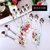 Tableware stainless steel, cute spoon, coffee mixing stick, Birthday gift, wholesale