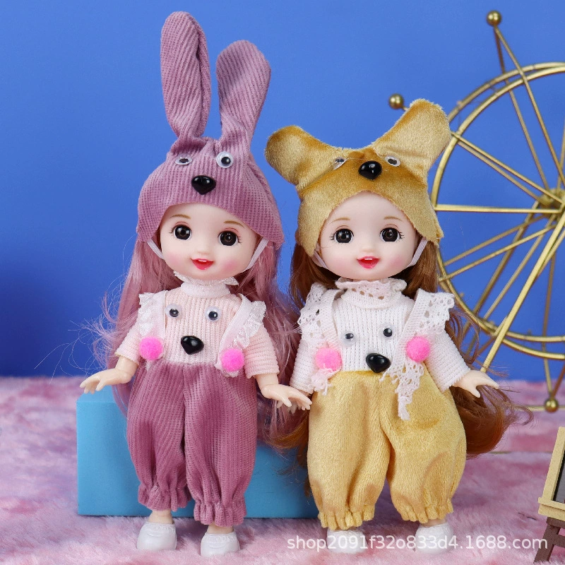 Набор кукол — Принцесса поиграем вDress-Up 17 см, Семейный набор для игры с несколькими нарядами